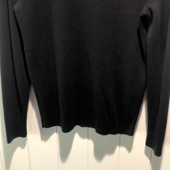 Mens Calibrate black ribbed cotton modal zip front sweater M - Picture 6 of 7